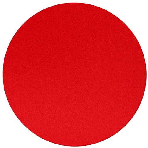 Rote Filzkreise - Deko Basteln Ø 3-60 cm, Durchmesser:Ø 58cm, Pack mit:1 Stück