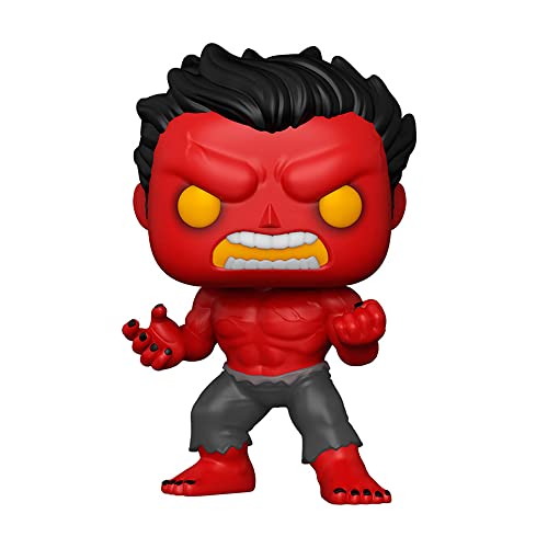 Funko POP! Marvel Red Hulk Vinyl Figur with Chase Variant - Special Edition Exclusive 854