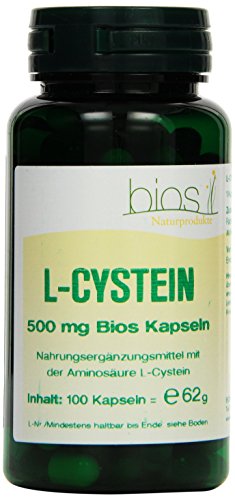 Bios L-Cystein 500 mg, 100 Kapseln, 1er Pack (1 x 59 g)