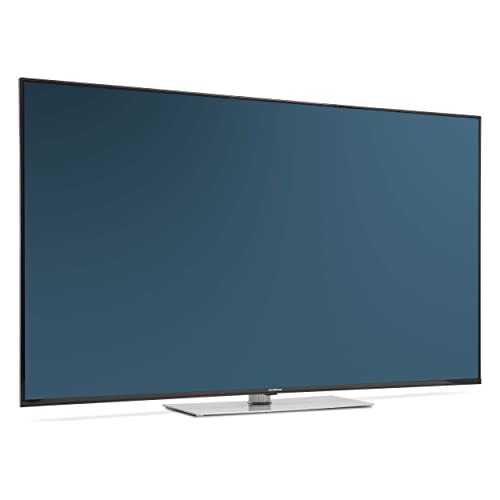 Nordmende Wegavision UHD65B – 4K/UHD-Smart-TV mit Triple Tuner (165,1 cm, 65 Zoll, drehbarer Mittelfuß, Sat, Kabel, DVB-T2 HD, WLAN, Apps, HD+, PVR Aufnahmefunktion, 3X HDMI, 2X USB, HDR10, 2X 10 W)
