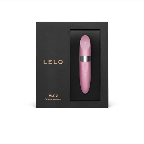 LELO MIA 2 Lippenstift-Style Vibrator, Petal Pink - Diskreter Bullet Klitoral Massager für Frauen (1 Jahr Garantie)