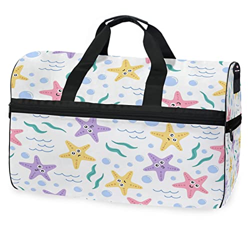 Baby-Sternengraspflanze Sporttasche Badetasche mit Schuhfach Reisetaschen Handtasche für Reisen Frauen Mädchen Männer