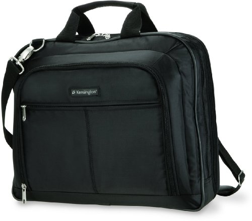 Kensington Laptoptasche 15,6 Zoll Simply Portable SP40 Classic, tragbare Tasche für 15,6 Zoll Laptops und Tablets, Mit Tragegriff und Schultergurt für Männer und Frauen, schwarz, K62563EU