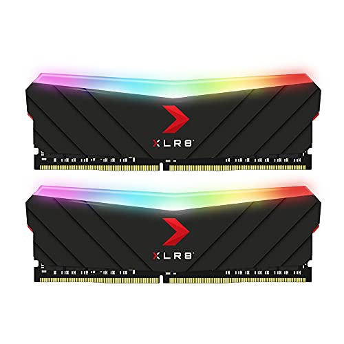 PNY 32GB (2x16GB) XLR8 RGB Gaming DDR4 3200MHz Desktop Memory Dual Pack