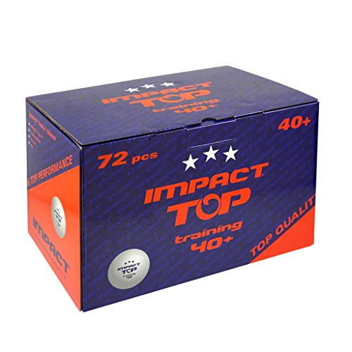 IMPACT TOP Training Tischtennisbälle, Orange, 72 Stück