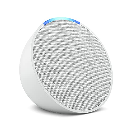 Wir stellen vor: Echo Pop | Kompakter und smarter Bluetooth-Lautsprecher mit vollwertigem Klang und Alexa | Weiß