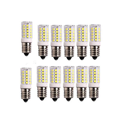 OUGEER 12er Pack E14 LED Lampe, Kein Flackern, (5W, Ersetzt 50W Halogen),500LM, Kaltweiß 6000K, E14 LED Leuchtmittel Birne