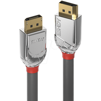 LINDY DisplayPort Anschlusskabel [1x DisplayPort Stecker - 1x DisplayPort Stecker] 0.5 m Grau