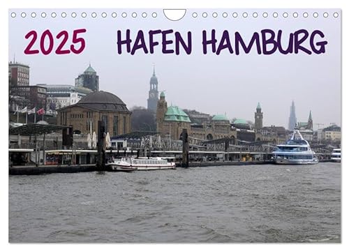 Hafen Hamburg 2025 (Wandkalender 2025 DIN A4 quer), CALVENDO Monatskalender: Der Hamburger Hafen im Alltag (CALVENDO Orte)