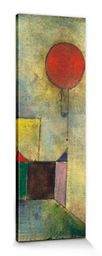 1art1 Paul Klee - Roter Ballon, 1922 Poster Leinwandbild Auf Keilrahmen 120 x 40 cm