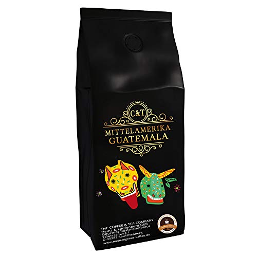 Kaffeespezialität Aus Mittelamerika - Guatemala, Dem Land Der Maya - Länderkaffee - Spitzenkaffee - Säurearm - Schonend Und Frisch Geröstet (Gemahlen, 2 x 1000 Gramm)