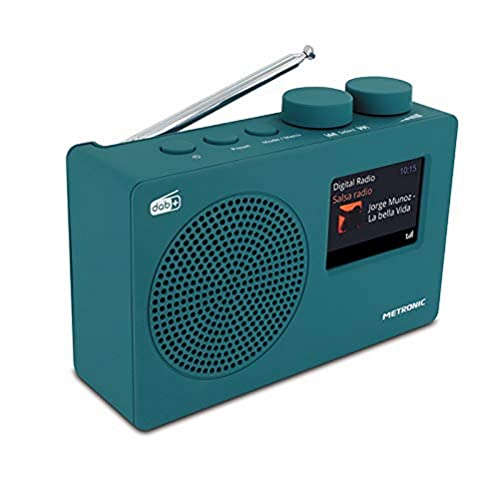 METRONIC 477253 DAB+ und UKW-Radio RDS Farbdisplay blau