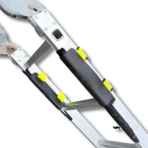 Leiterfix® Leiterkopfrutschfixierung - Antirutsch Leiter Sicherung für Anlegeleiter, Schiebeleiter, Mehrzweckleiter, Sprossen- & Teleskopleiter - Leitersicherung, Leiterkopfsicherung