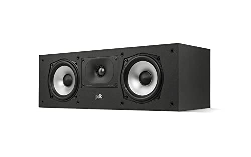 Polk Audio MXT30 Center Lautsprecher, Hi-Res Zertifiziert, kompatibel mit Dolby Atmos und DTS:X (Stück)