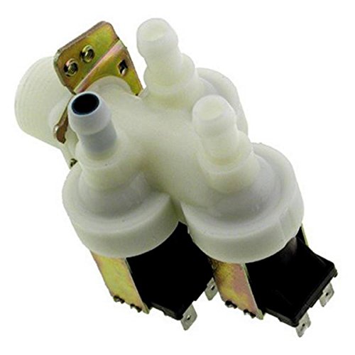 DREHFLEX - Ventil/Magnetventil für Waschmaschine Miele - Teile-Nr. 1678013 - für die Modellreihe W900 - W989 - Geräte ohne WPS (elektrisches Wasserstop-System)