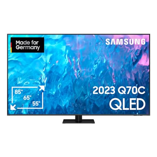 Samsung QLED 4K Q70C 75 Zoll Fernseher (GQ75Q70CATXZG, Deutsches Modell), Quantum Prozessor 4K, Motion Xcelerator Turbo+, Quantum HDR [2023]