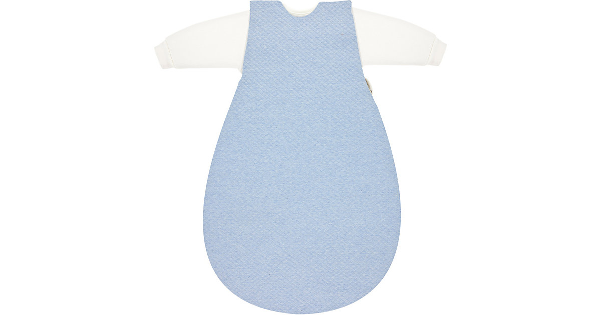 Baby-Mäxchen Schlafsack 3tlg. Special Fabric Quilt - TOG 3,0 - aqua, 50/56 blau 2