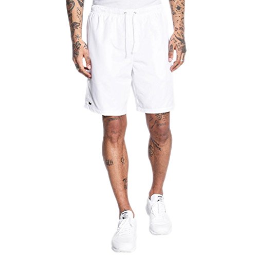 Lacoste Sport Herren Shorts Weiß (Blanc), 54 (Herstellergröße: 7)