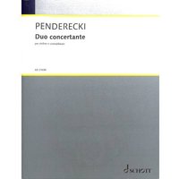 Duo concertante: per violino e contrabbasso. Violine und Kontrabass. Partitur und Stimme. (Edition Schott)