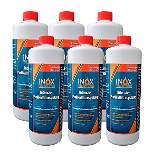 INOX® Intensiv Dieselpartikelfilter-Spülung, 6 x 1 Liter - Additiv für alle Dieselsysteme mit Partikelfilter