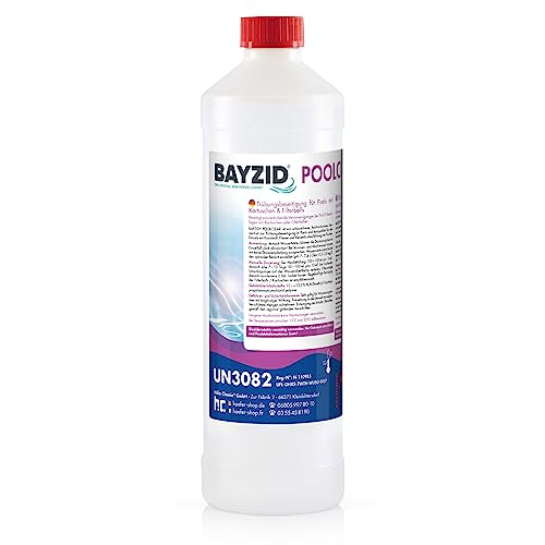 Höfer Chemie 6 x 1 L BAYZID® Poolclear - Trübungsbeseitigung für Kartuschen & Filterballs/Filterbälle