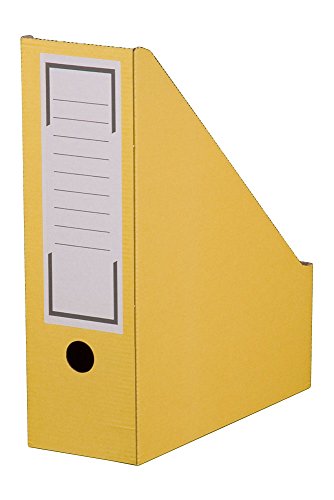 karton-billiger Stehsammler Color 100mm, vers. Farben, 20Stück (gelb)