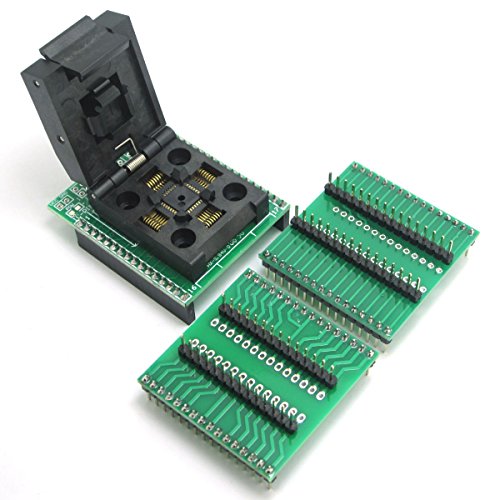 DollaTek Universal IC Adapter Sockel LQFP TQFP QFP32 bis DIP28 und TQFP32 zu DIP32 IC Adapter für ATMEL AVR Chips