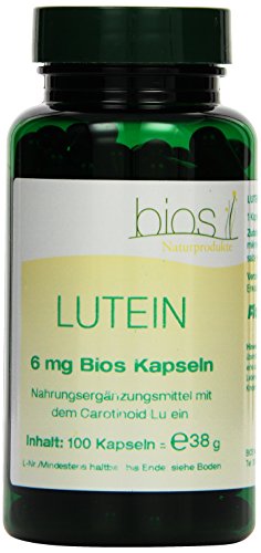 Bios Lutein 6 mg, 100 Kapseln, 1er Pack (1 x 38 g)