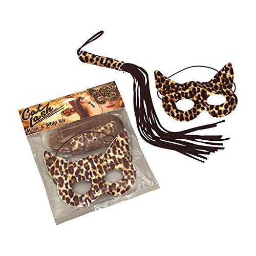 XXdreamSToys Maske und Peitsche "Cat Lash" im Tiger-Look