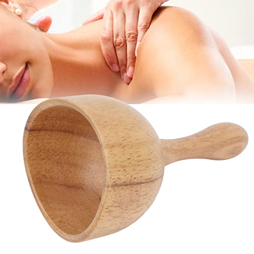 Holz-Massageschale, Tiefenmassage-Lymphdrainage-Massagegerät, Fördert die Erholung, Holzrollen-Lymphdrainage-Werkzeug, Handmassage-Werkzeuge, for die Taille der Beine