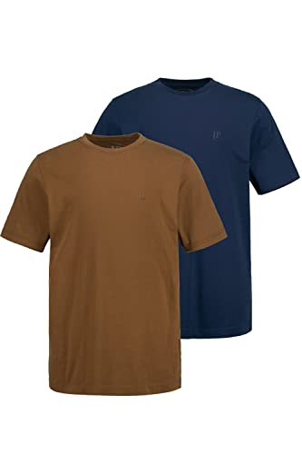 Grosse Grössen T-Shirt, Herren, grau, Größe: 4XL, Baumwolle/Viskose, JP1880