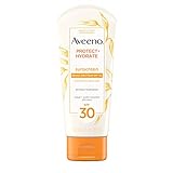Aveeno Sunscreen Lotion, Protect + Hydrate, Broad Spectrum SPF 30 3 oz (85 g) by Aveeno