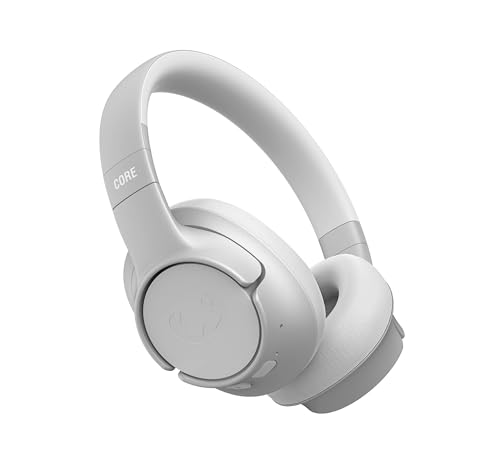 Fresh 'n Rebel Clam Core Bluetooth kopfhörer Over Ear mit ENC-Mikrofon (perfekte Anrufe), Kabellose kopfhörer mit Lautstärkeregler und Tasten für Wiedergabe/Pause, 45h Spielzeit (Weiß)