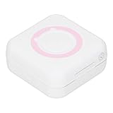 Mini-Multifunktions-Thermodrucker, Wireless BT Pocket Mobile Printer, 200 DPI USB Portable Smart Photo Printer für Alle Smartphones(Rosa)