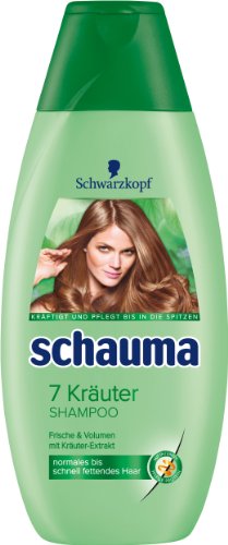 Schauma 7 Kräuter Shampoo, 4er Pack (4 x 400 ml)