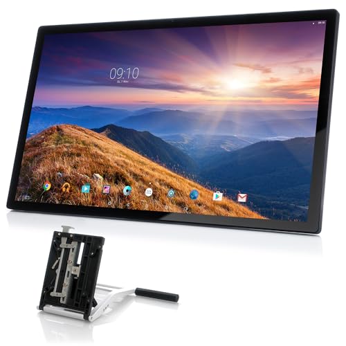 XORO 32" Zoll Tablet MegaPAD 3204 V7 mit LCD FHD Multitouch IPS Display, Android 13, 64Bit SixCore CPU 1.8GHz, 4GB RAM, 64GB Flash, WLAN ax, Bluetooth 5.0, Gigabit-LAN, Kartenleser, USB-C, Kamera