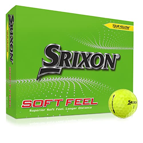 Srixon Soft Feel Golfbälle, Herren, Standard (Gelb)