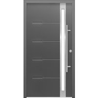 Haustür Thermospace Neapel Prime 100 cm x 210 cm Anthrazit Anschlag R