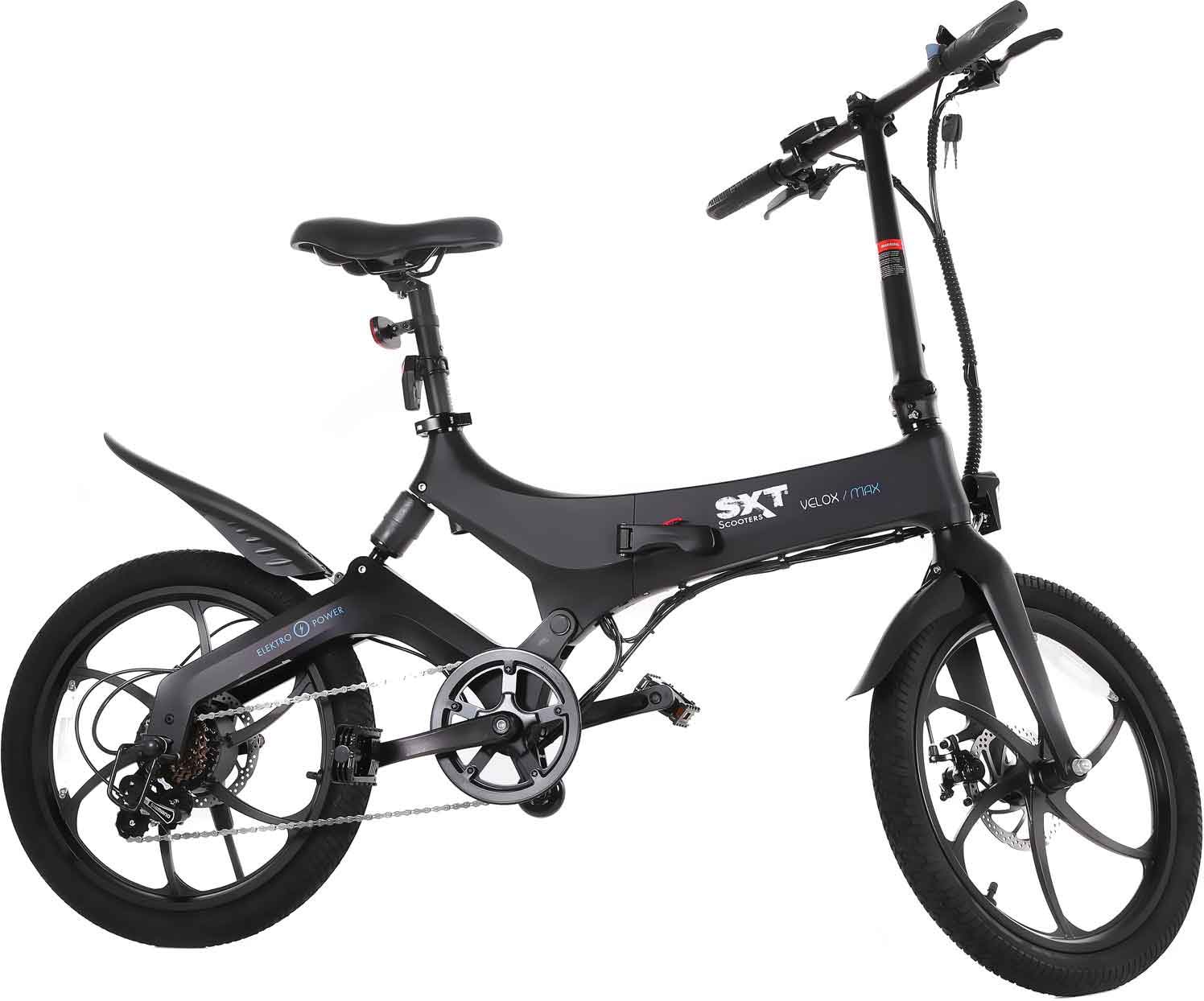 SXT Scooters E-Bike "Velox MAX", 6 Gang, Heckmotor 250 W