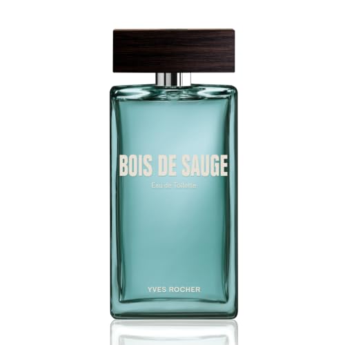 Yves Rocher Bois de Sauge Eau de Toilette, Intensiv aromatische Frische für Herren, 1 x Zerstäuber 100 ml