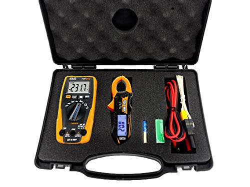HT Instruments e-KIT Hand-Multimeter, Stromzange digital CAT III 600 V Anzeige (Counts): 4000