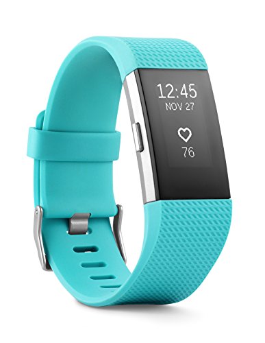 Fitbit Charge 2 - Teal/Silver - Large **New Retail**, FB407STEL (**New Retail**)