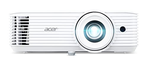Acer H6546Ki DLP Beamer (1080p Full HD (1.920 x 1.080 Pixel) 4.500 ANSI Lumen, 10.000:1 Kontrast, 3D, Keystone, 1x 3 Watt Lautsprecher, 2xHDMI 1.4a (HDCP), Audio Anschluss) weiß, Home Cinema
