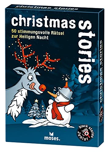moses. black stories Junior - christmas stories | 50 weihnachtliche Rätsel | Das Kartenspiel für zu Hause