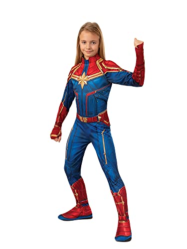 Rubie's - Offizieller Captain Marvel - Hero Anzug, Kinderkostüm