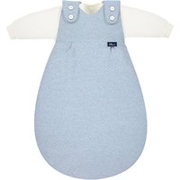 Baby-Mäxchen Schlafsack 3tlg. Special Fabric Quilt - TOG 3,0 - aqua, 50/56 blau