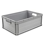 keeeper Transportbox, Stapelbar, Polypropylen, 45 l, Robert, Nordic Grey