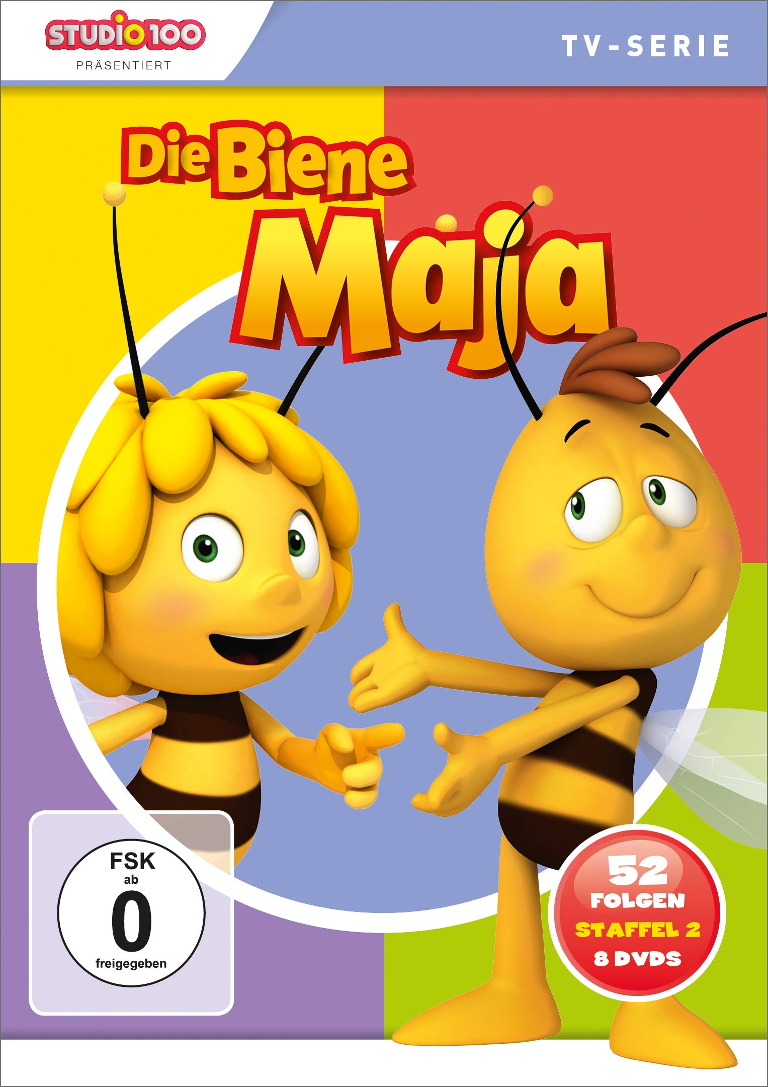 Die Biene Maja - Komplettbox, Staffel 2, 52 Folgen [8 DVDs]