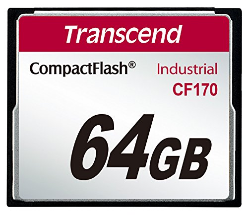 Transcend 64GB CF Speicherkarte Kompaktflash - Speicherkarten (64 GB, Kompaktflash, 89,20 MB/s, Schwarz)