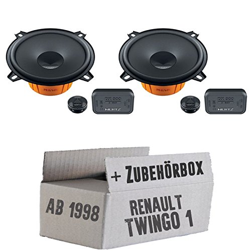 Hertz Dieci DSK 130-13cm Lautsprecher System - Einbauset passend für Renault Twingo 1 Phase 2 Front - justSOUND